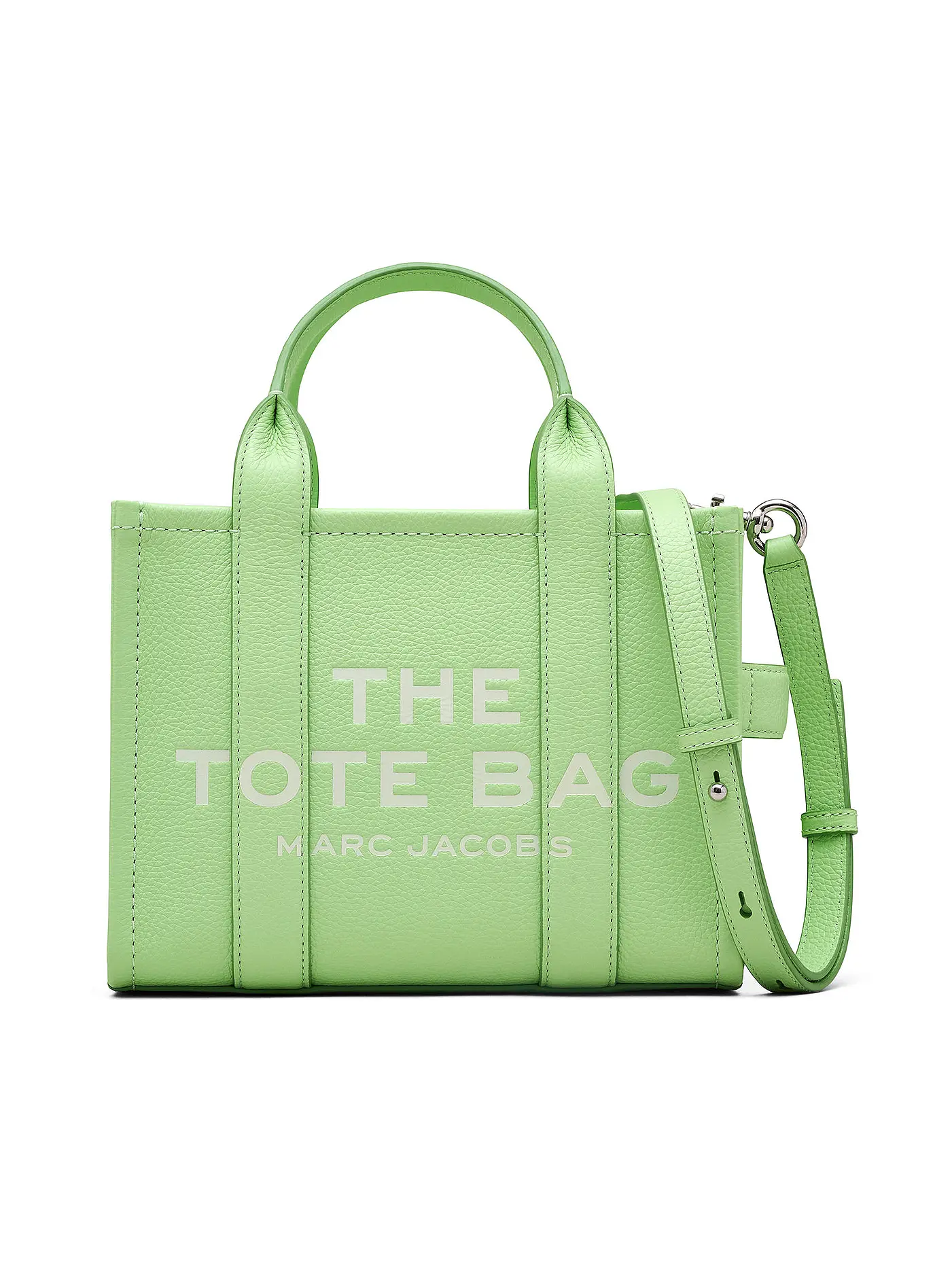 MARC JACOBS | Ledertasche - Tote Bag THE SMALL TOTE LEATHER | grün